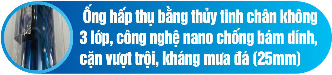 Công nghệ ưu việt của MÁY NƯỚC NÓNG NĂNG LƯỢNG MẶT TRỜI NANOZONE