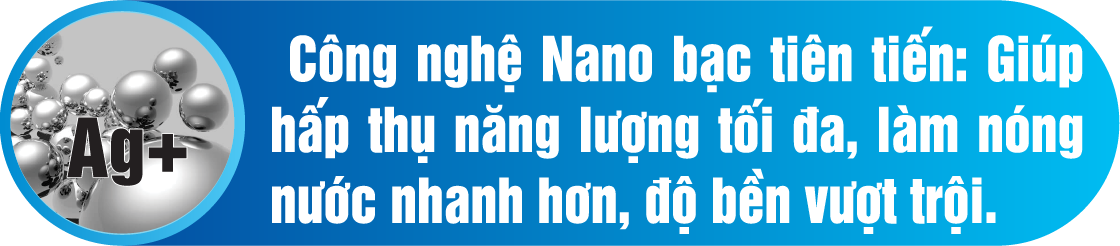 Công nghệ ưu việt của MÁY NƯỚC NÓNG NĂNG LƯỢNG MẶT TRỜI NANOZONE